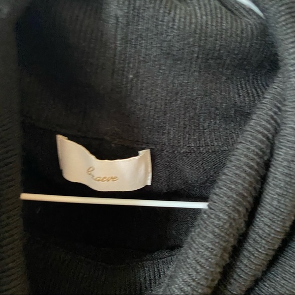 Evereve Sweaters Evereve Braeve Black Cowl Dolman Sweater Poshmark